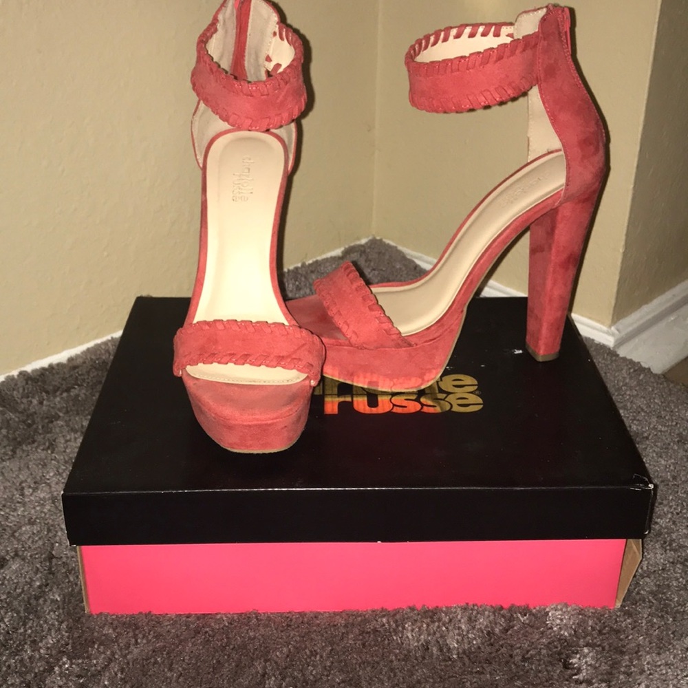 Coral v. Suede Pumps (heels)